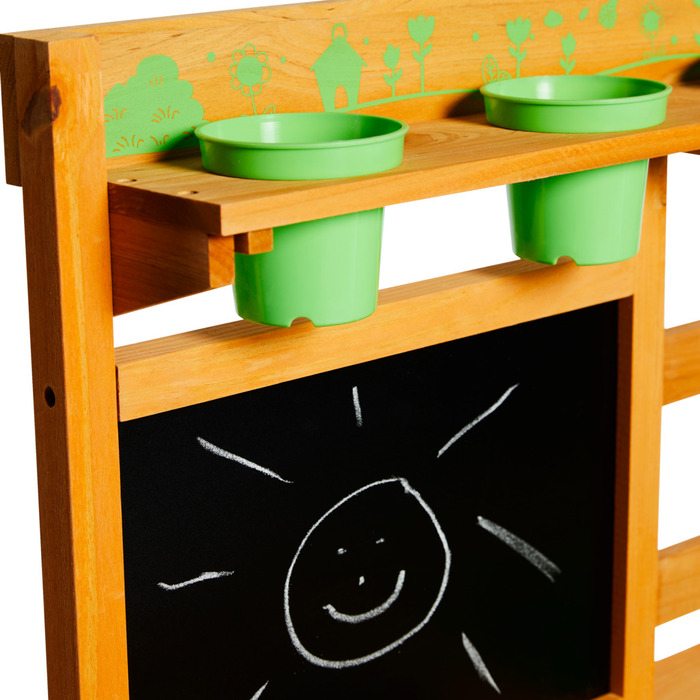 Nordic Play udekøkken m/tilbehør træ 77 x 32 x 95 cm
